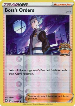 Boss's Orders 132/172 [League & Championship Cards]  - Reverse Holofoil