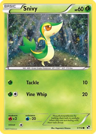Snivy 001/114 [Miscellaneous Cards & Products]  - Holofoil