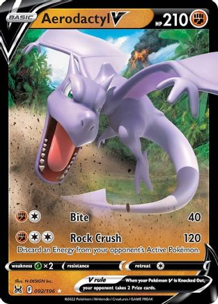 Aerodactyl V 092/196 [SWSH11 Lost Origin]  - Holofoil