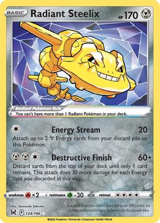 Radiant Steelix 124/196