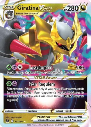 Giratina VSTAR 131/196 [SWSH11 Lost Origin]  - Holofoil