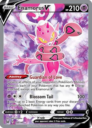 Enamorus V (Full Art) 178/196 [SWSH11 Lost Origin]  - Holofoil