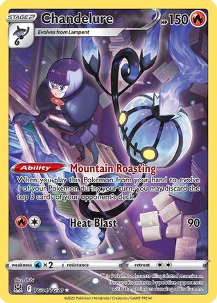 Chandelure TG04/TG30 [SWSH11 Lost Origin Trainer Gallery]  - Holofoil