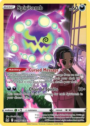 Spiritomb TG09/TG30 [SWSH11 Lost Origin Trainer Gallery]  - Holofoil