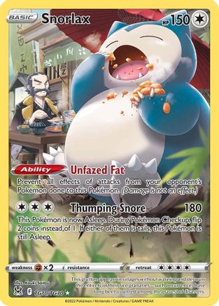 Snorlax TG10/TG30 [SWSH11 Lost Origin Trainer Gallery]  - Holofoil