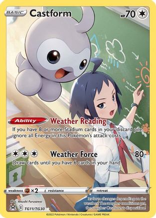 Castform TG11/TG30 [SWSH11 Lost Origin Trainer Gallery]  - Holofoil
