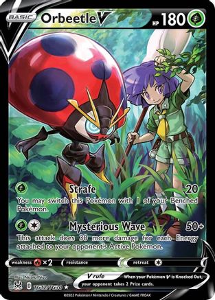 Orbeetle V TG12/TG30 [SWSH11 Lost Origin Trainer Gallery]  - Holofoil