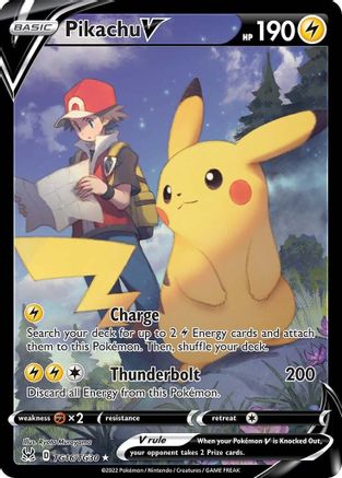 Pikachu V TG16/TG30 [SWSH11 Lost Origin Trainer Gallery]  - Holofoil