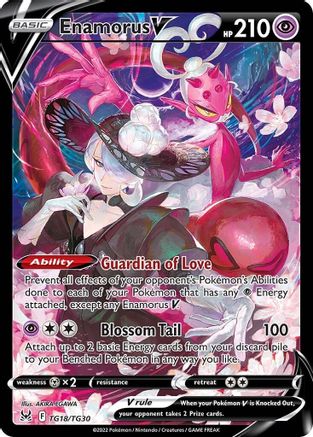 Enamorus V TG18/TG30 [SWSH11 Lost Origin Trainer Gallery]  - Holofoil