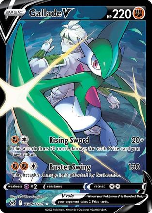 Gallade V TG19/TG30 [SWSH11 Lost Origin Trainer Gallery]  - Holofoil