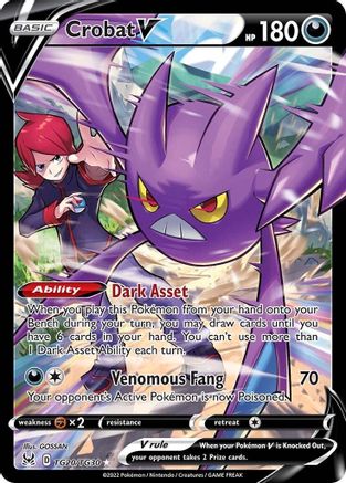 Crobat V TG20/TG30 [SWSH11 Lost Origin Trainer Gallery]  - Holofoil
