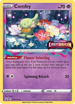 Comfey SWSH242 [SWSH Sword & Shield Promo Cards]  - Holofoil