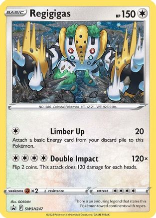 Regigigas SWSH247 [SWSH Sword & Shield Promo Cards]  - Holofoil