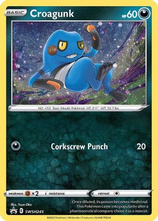 Croagunk SWSH245 [SWSH Sword & Shield Promo Cards]  - Holofoil