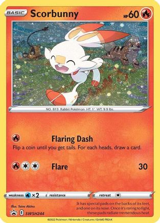 Scorbunny SWSH244 [SWSH Sword & Shield Promo Cards]  - Holofoil