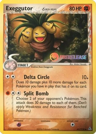 Exeggutor (Delta Species) 041/110 [Nintendo Promos]