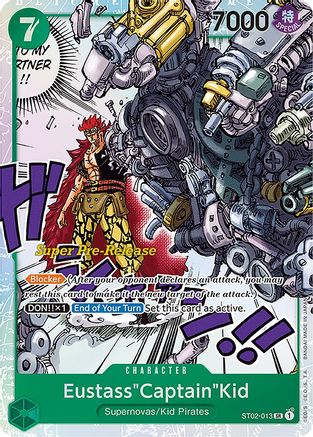 Eustass"Captain"Kid (013) (ST02-013)  [Super Pre-Release Starter Deck 2: Worst Generation] Foil