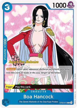 Boa Hancock (ST03-013)  [Super Pre-Release Starter Deck 3: The Seven Warlords of the Sea]