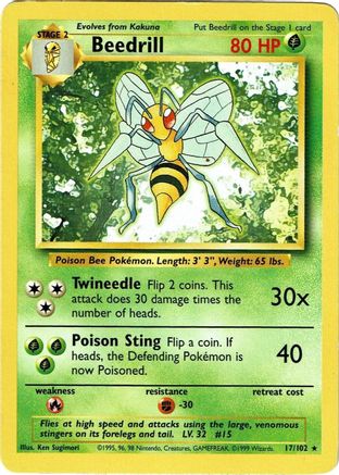 Beedrill 017/102 [Base Set]
