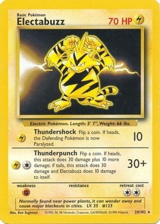 Electabuzz 020/102 [Base Set]
