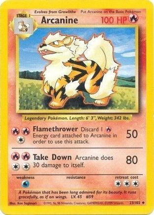 Arcanine 023/102 [Base Set]