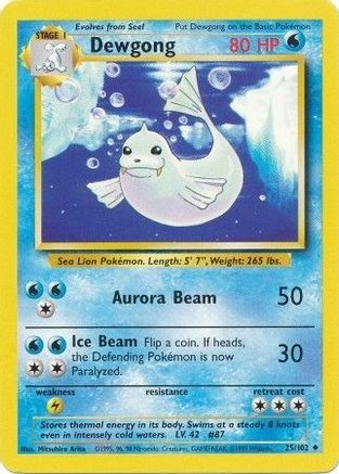 Dewgong 025/102 [Base Set]