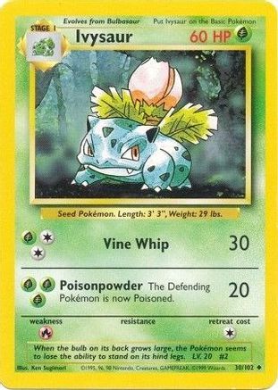 Ivysaur 030/102 [Base Set]