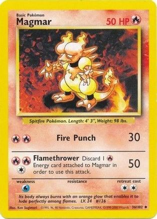 Magmar 036/102 [Base Set]