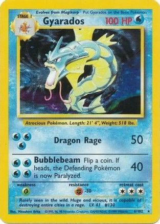 Gyarados 006/102 [Base Set]  - Holofoil