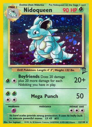 Nidoqueen 012/130 [Base Set 2]  - Holofoil