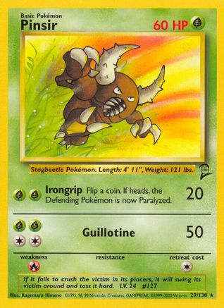 Pinsir 029/130 [Base Set 2]