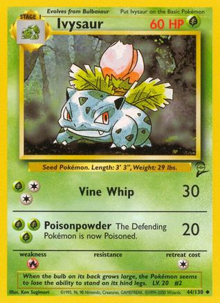 Ivysaur 044/130 [Base Set 2]