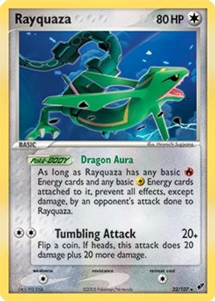Rayquaza 022/107 [Deck Exclusives]  - Holofoil