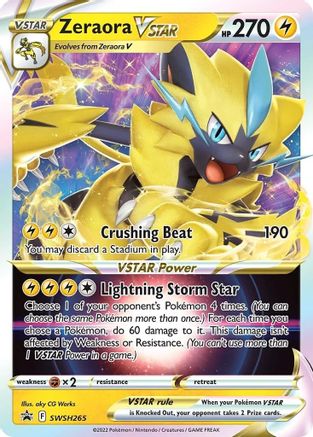 Zeraora VSTAR SWSH265 [SWSH Sword & Shield Promo Cards]  - Holofoil