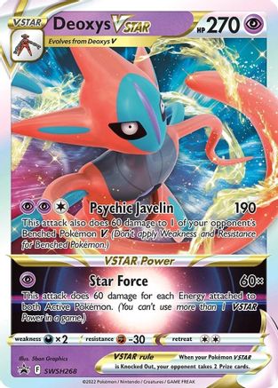 Deoxys VSTAR SWSH268 [SWSH Sword & Shield Promo Cards]  - Holofoil