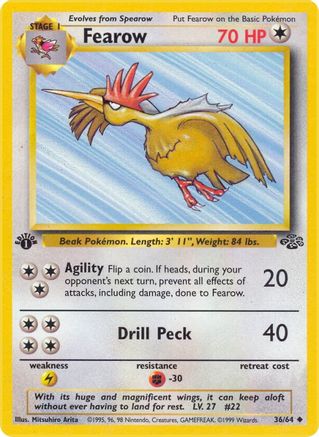 Fearow 036 [Jungle]  - 1st Edition