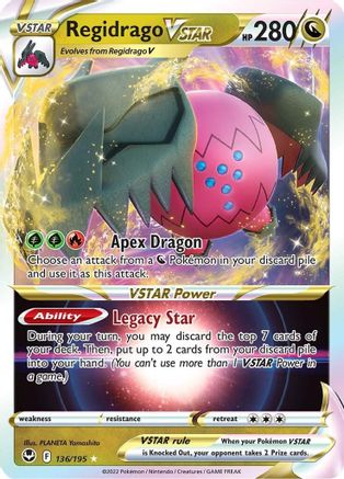 Regidrago VSTAR 136/195 [SWSH12 Silver Tempest]  - Holofoil