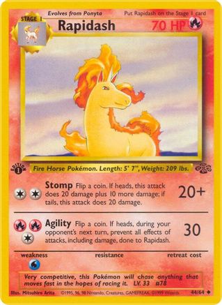 Rapidash 044 [Jungle]  - 1st Edition