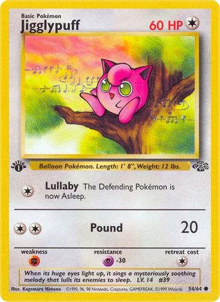Jigglypuff 054 [Jungle]  - 1st Edition