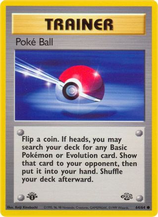 Poke Ball 064 [Jungle]  - 1st Edition