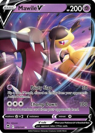 Mawile V 070/195 [SWSH12 Silver Tempest]  - Holofoil