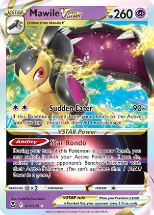 Mawile VSTAR 071/195 [SWSH12 Silver Tempest]  - Holofoil