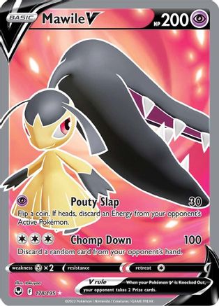 Mawile V (Full Art) 178/195 [SWSH12 Silver Tempest]  - Holofoil