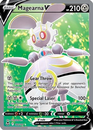 Magearna V (Full Art) 182/195 [SWSH12 Silver Tempest]  - Holofoil