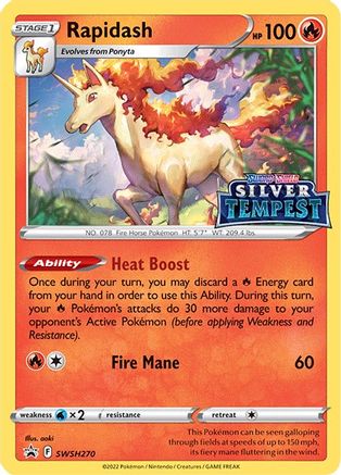 Rapidash SWSH270 [SWSH Sword & Shield Promo Cards]  - Holofoil