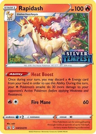Rapidash SWSH270 [SWSH Sword & Shield Promo Cards]  - Holofoil