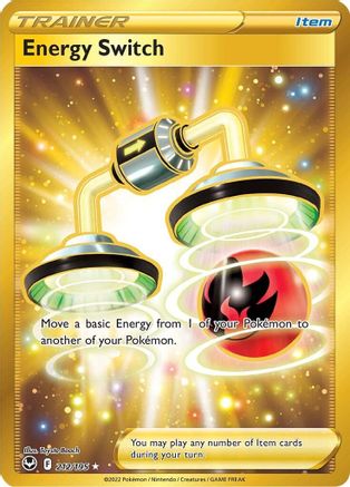 Energy Switch (Secret) 212/195 [SWSH12 Silver Tempest]  - Holofoil