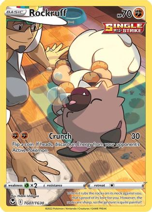 Rockruff TG07/TG30 [SWSH12 Silver Tempest Trainer Gallery]  - Holofoil