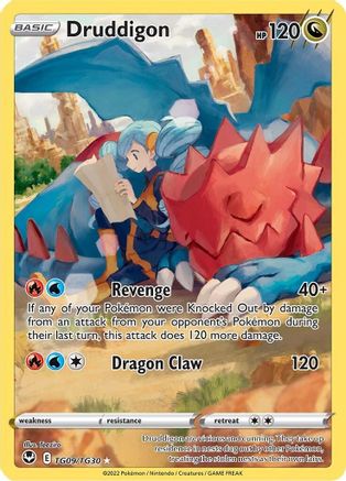 Druddigon TG09/TG30 [SWSH12 Silver Tempest Trainer Gallery]  - Holofoil