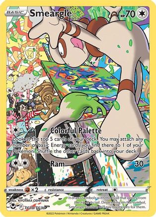 Smeargle TG10/TG30 [SWSH12 Silver Tempest Trainer Gallery]  - Holofoil